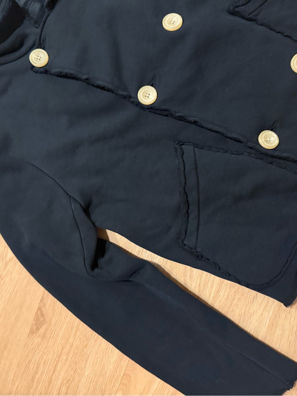 Frank and Eileen mini Belfast crop peacoat - Picture 3 of 9